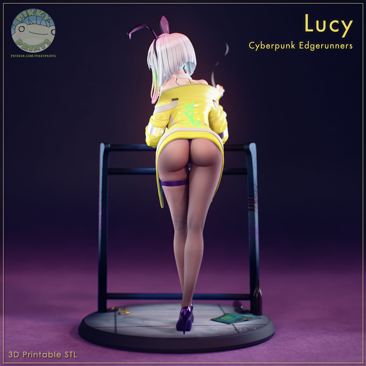 Lucy EdgeRunner| Pikky Prints Fan Art| Garage Kit | Unpainted