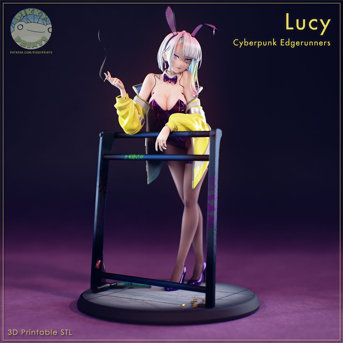 Lucy EdgeRunner| Pikky Prints Fan Art| Garage Kit | Unpainted