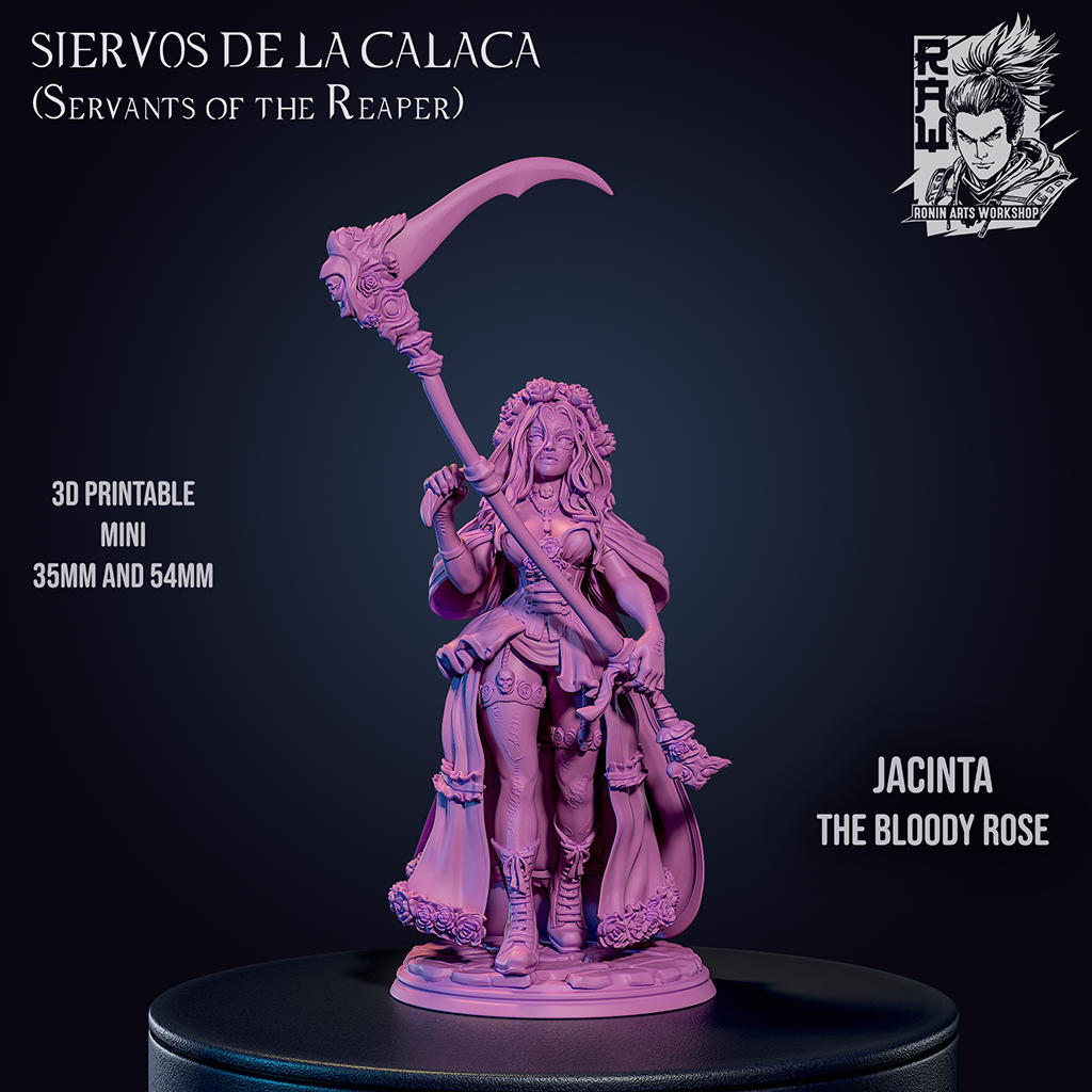 Jacinta The Bloody Rose |RaW Fan Art| Garage Kit | Unpainted