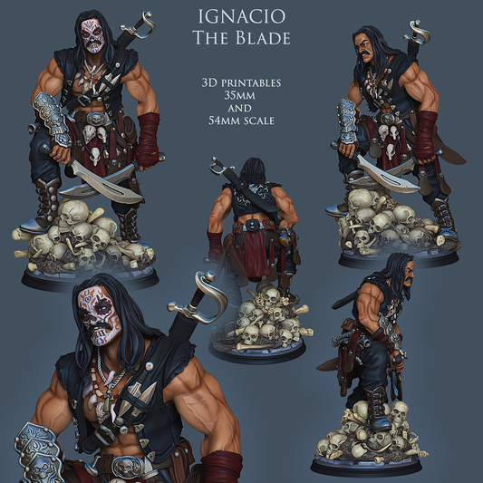 Ignacio the Blade |RaW Fan Art| Garage Kit | Unpainted