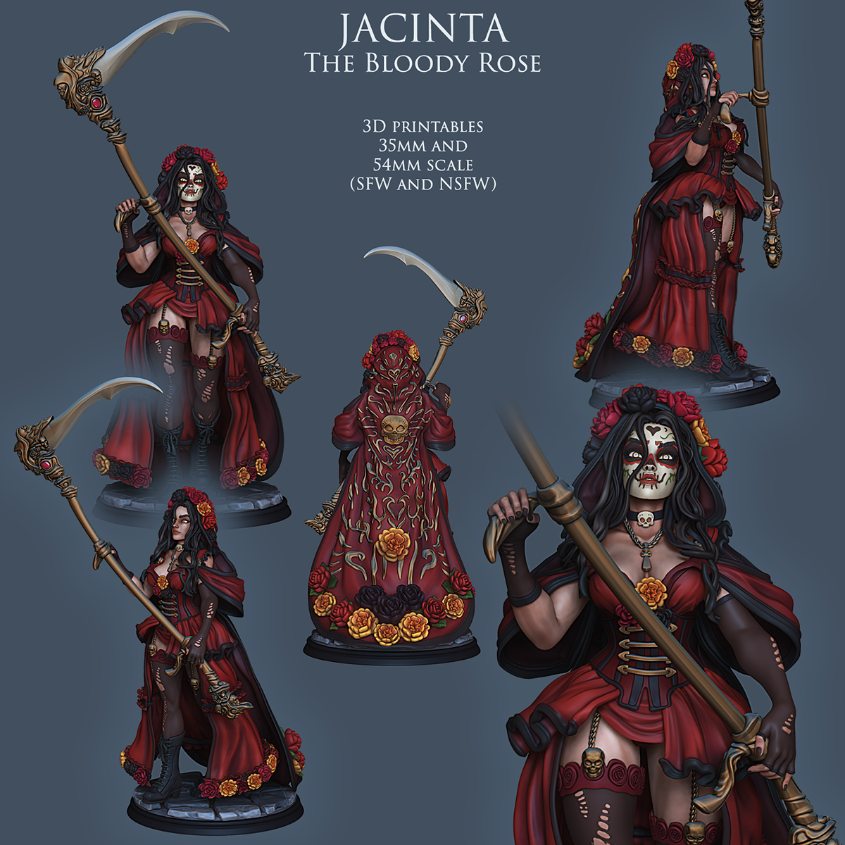 Jacinta The Bloody Rose |RaW Fan Art| Garage Kit | Unpainted