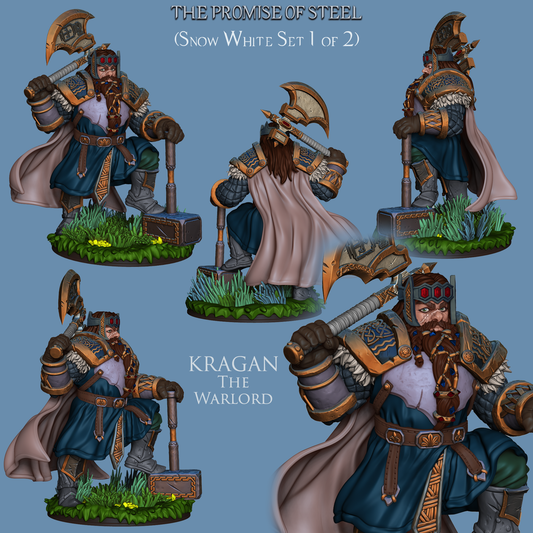 Dwarf Kragan The Warlord  |RaW Fan Art| Garage Kit | Unpainted