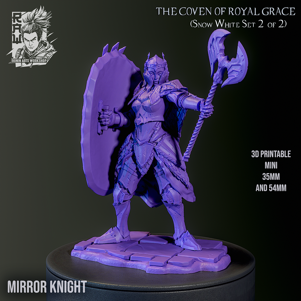 Mirror Knight |RaW Fan Art| Garage Kit | Unpainted