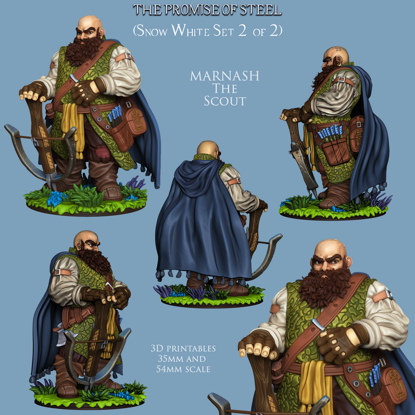 Dwarf Milun  |RaW Fan Art| Garage Kit | Unpainted