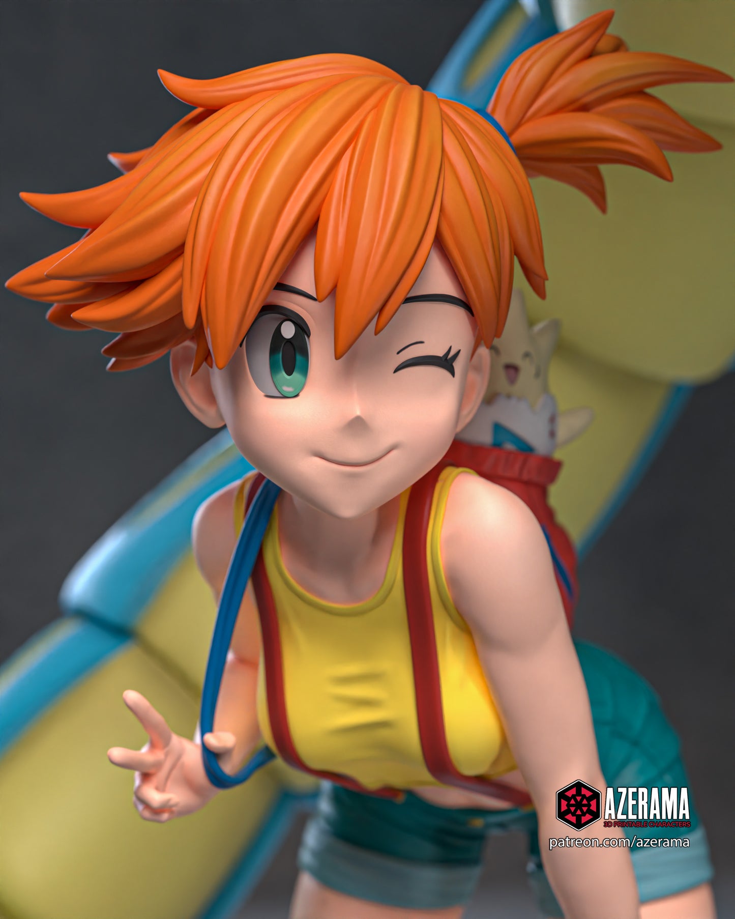 Misty | Azerama Fan Art | Garage Kit | Unpainted