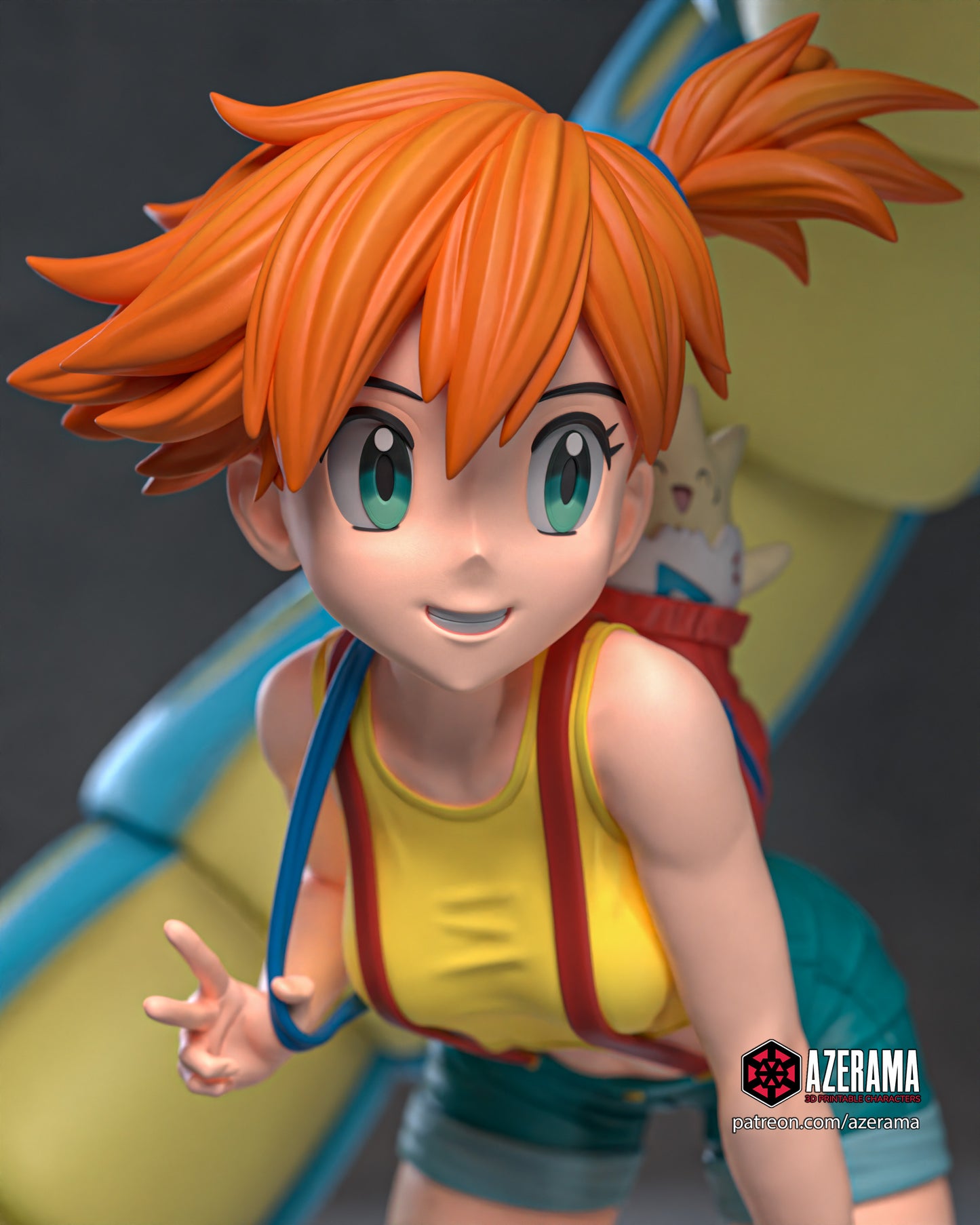 Misty | Azerama Fan Art | Garage Kit | Unpainted