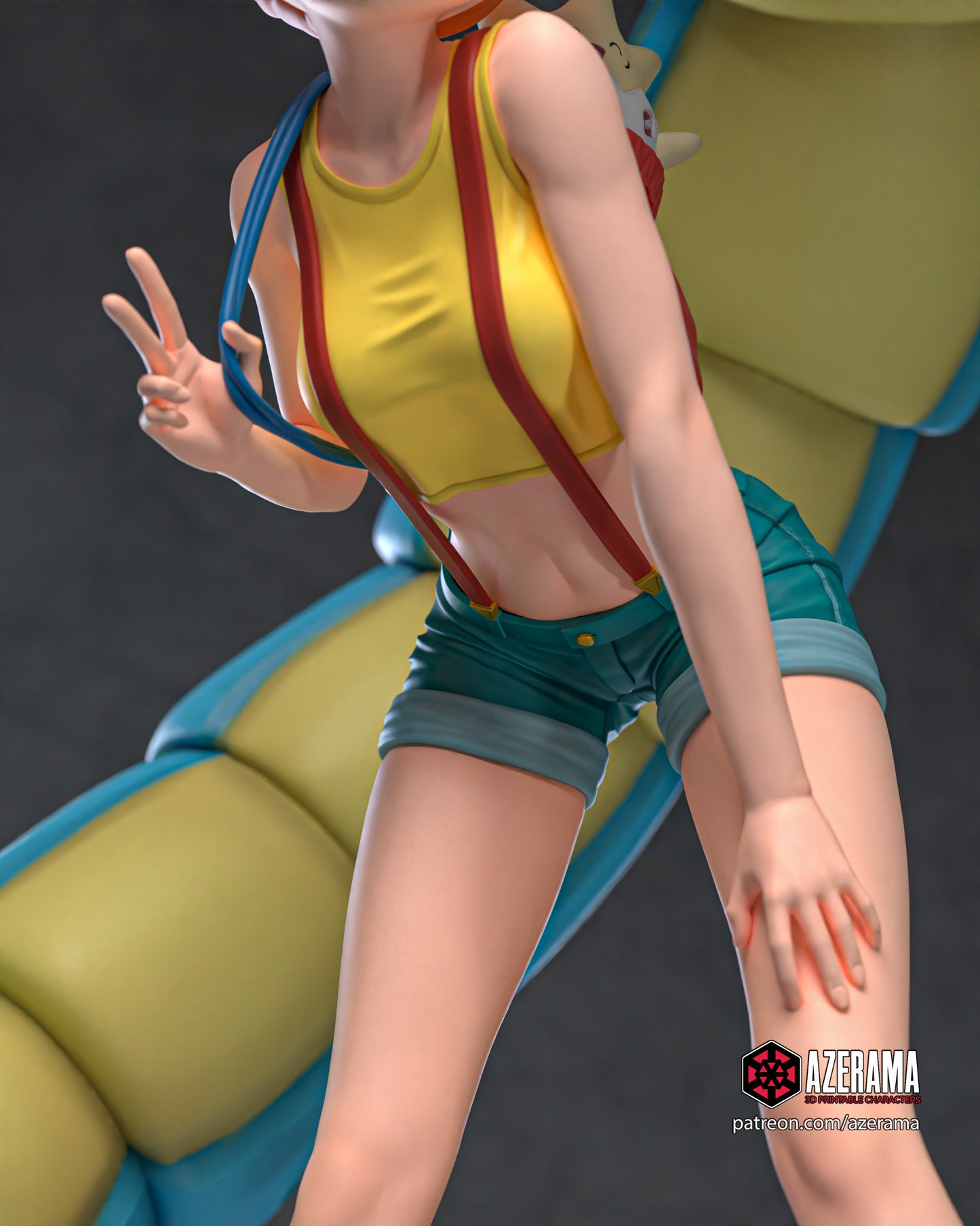 Misty | Azerama Fan Art | Garage Kit | Unpainted