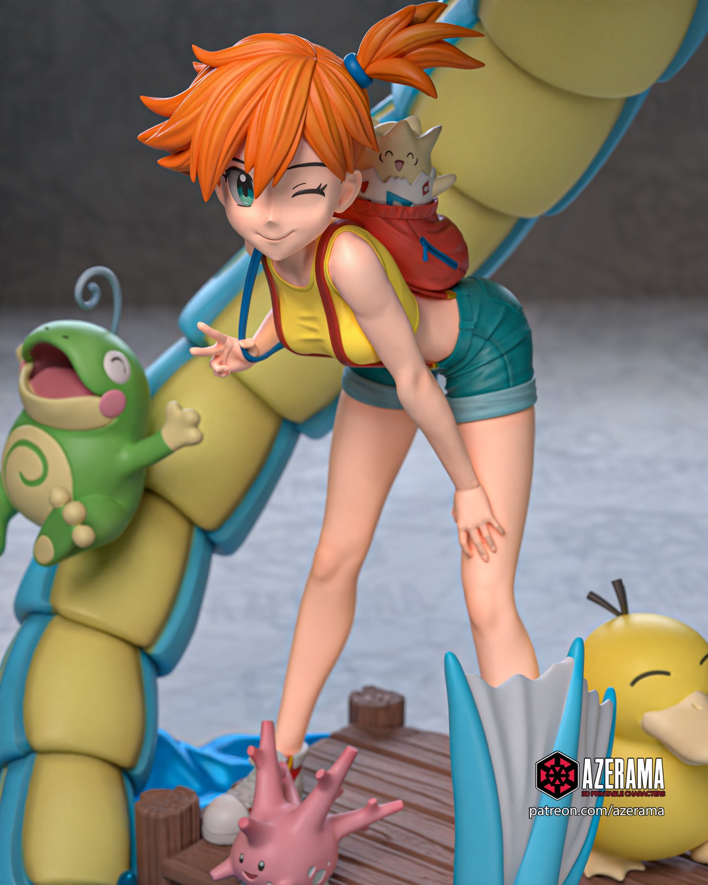 Misty | Azerama Fan Art | Garage Kit | Unpainted