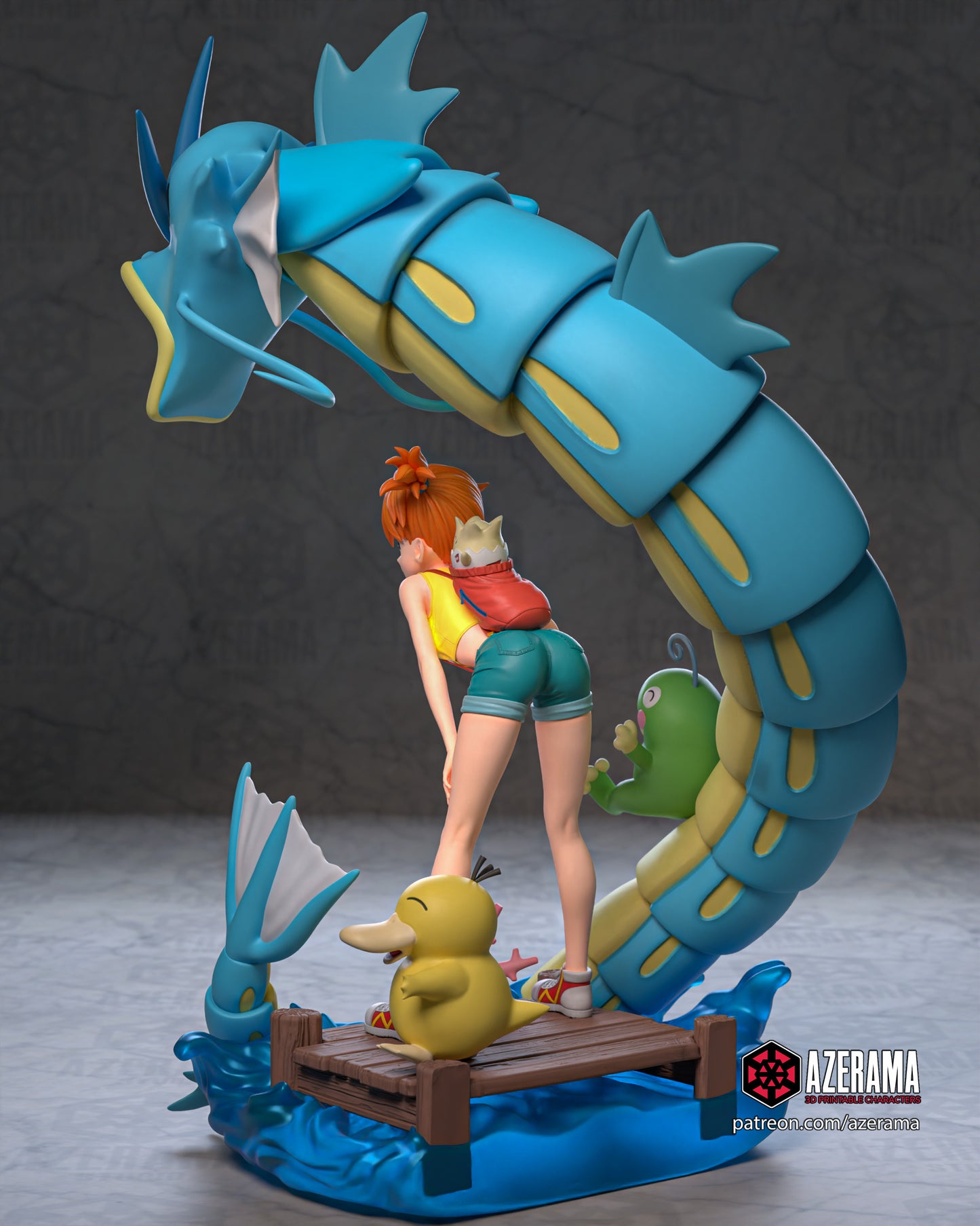 Misty | Azerama Fan Art | Garage Kit | Unpainted