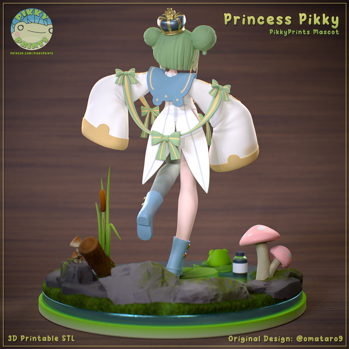 Pikky Princess | Pikky Prints Fan Art| Garage Kit | Unpainted