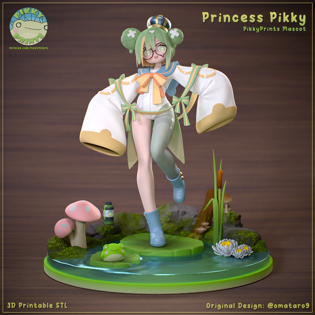 Pikky Princess | Pikky Prints Fan Art| Garage Kit | Unpainted