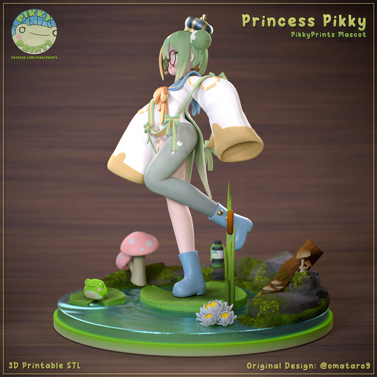 Pikky Princess | Pikky Prints Fan Art| Garage Kit | Unpainted