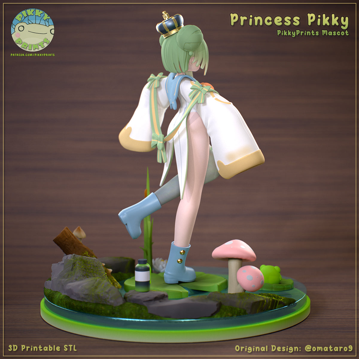 Pikky Princess | Pikky Prints Fan Art| Garage Kit | Unpainted