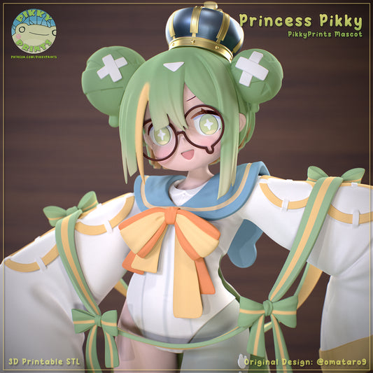 Pikky Princess | Pikky Prints Fan Art| Garage Kit | Unpainted