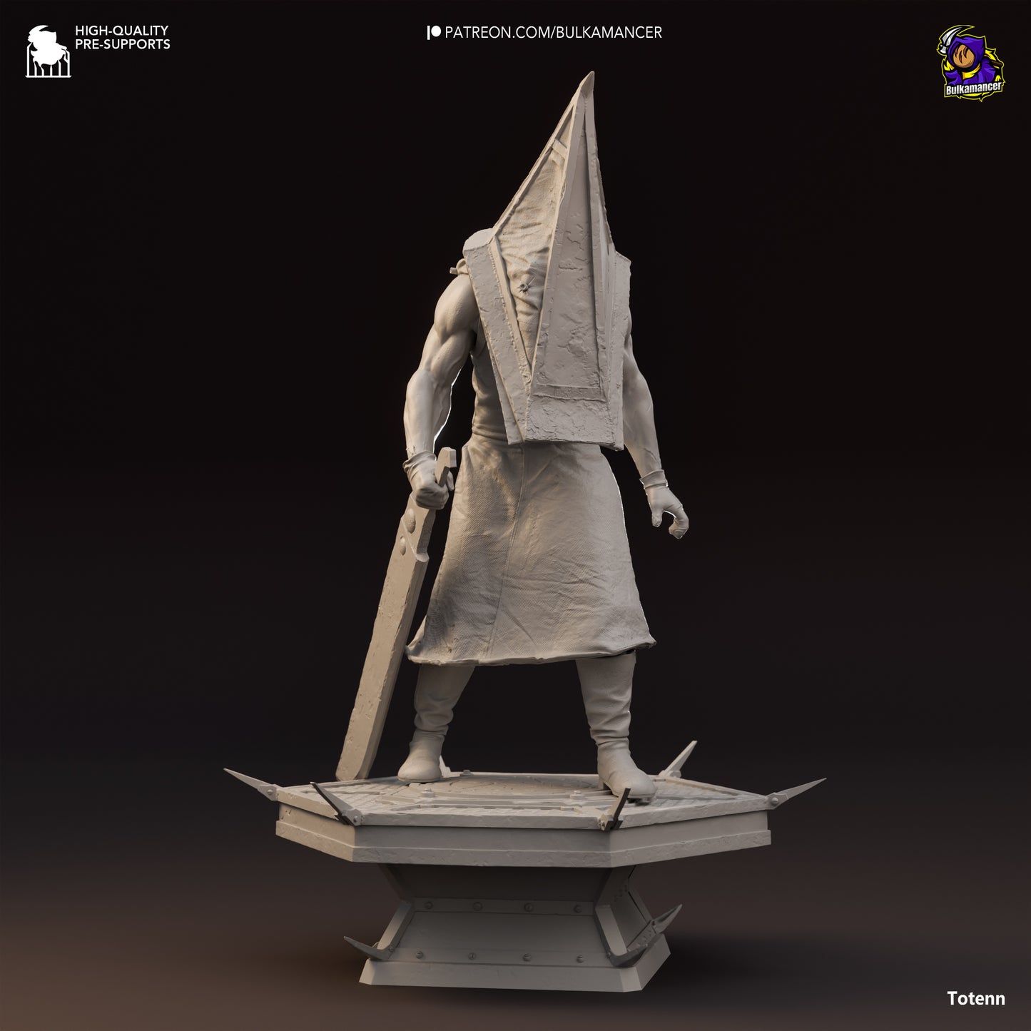 Pyramid Head | Bulkmancer Fan Art| Garage Kit | Unpainted