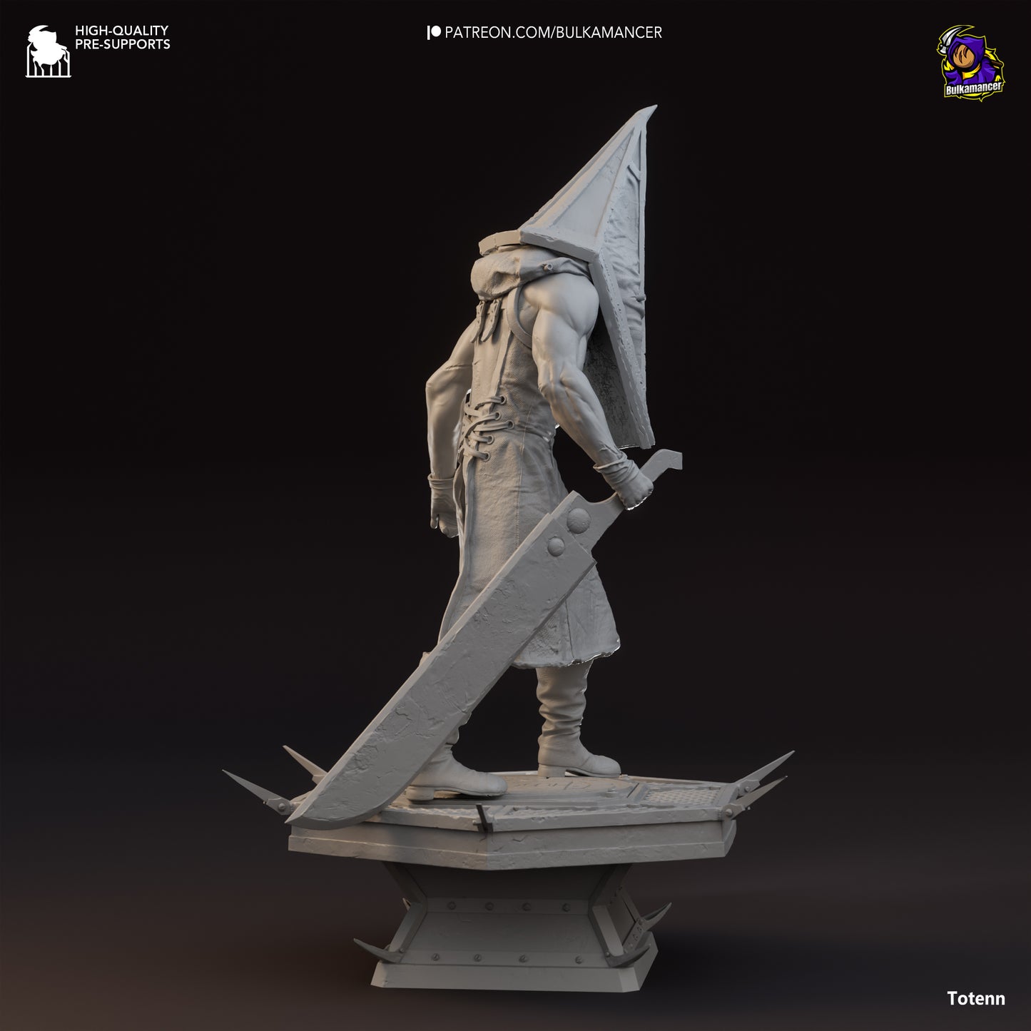 Pyramid Head | Bulkmancer Fan Art| Garage Kit | Unpainted