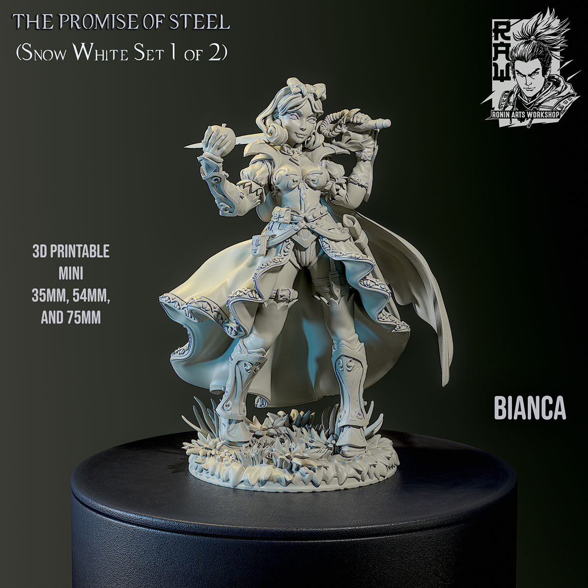 Bianca |RaW Fan Art| Garage Kit | Unpainted