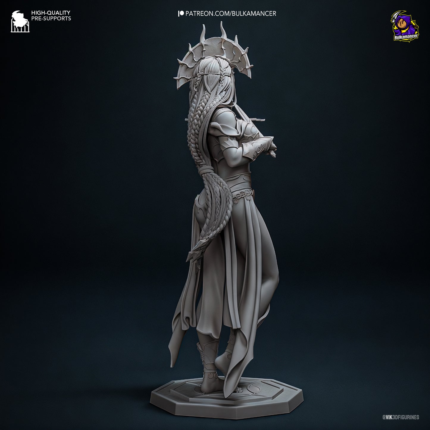 Shar BG3 | Bulkmancer Fan Art| Garage Kit | Unpainted