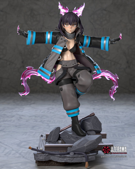 Fire Forc Tamaki  18+ | Azerama Fan Art | Garage Kit | Unpainted