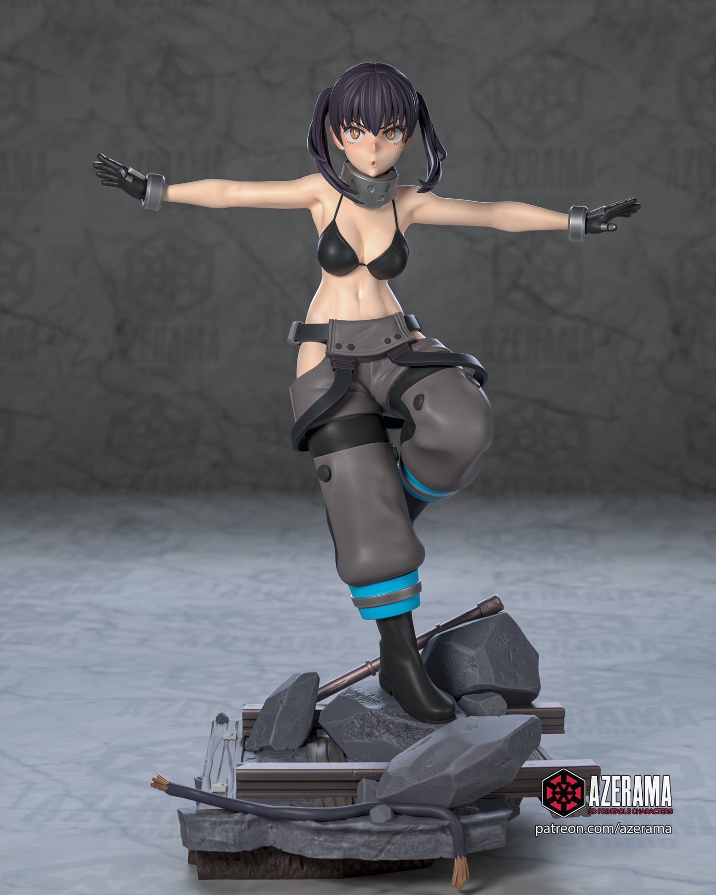 Fire Forc Tamaki  18+ | Azerama Fan Art | Garage Kit | Unpainted