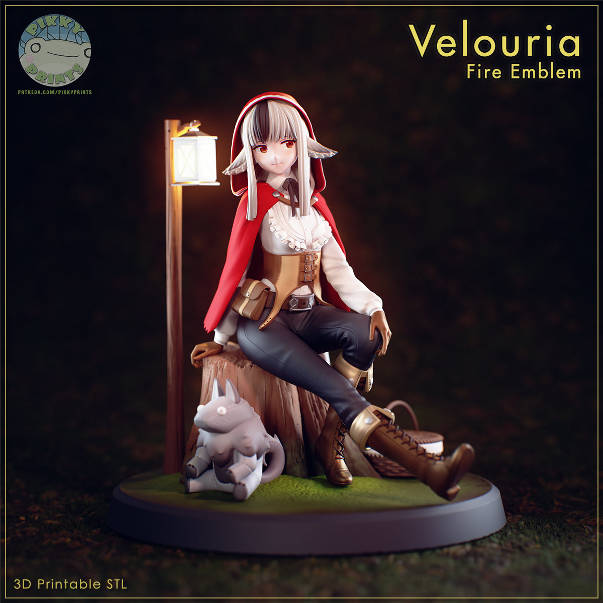 Valouria Fire E| Pikky Prints Fan Art| Garage Kit | Unpainted