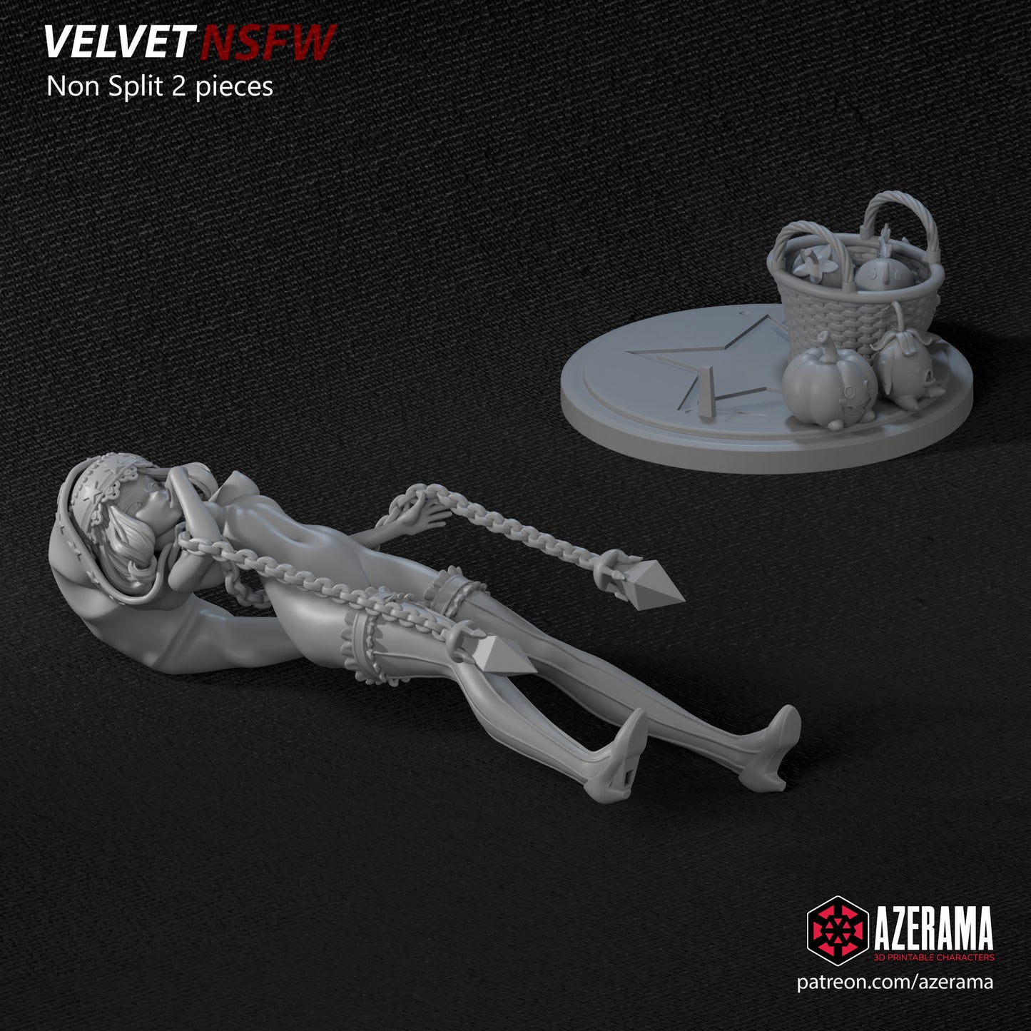 Velvet NSFW 18+ | Azerama Fan Art | Garage Kit | Unpainted