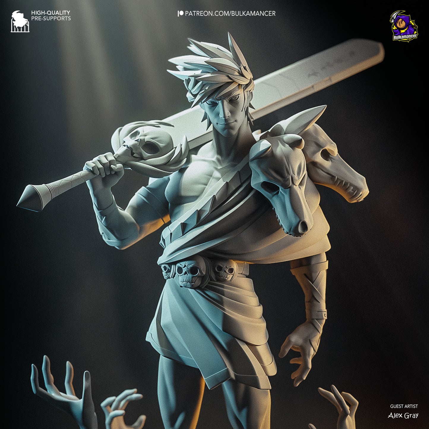 Zargreus Hades | Bulkmancer Fan Art| Garage Kit | Unpainted