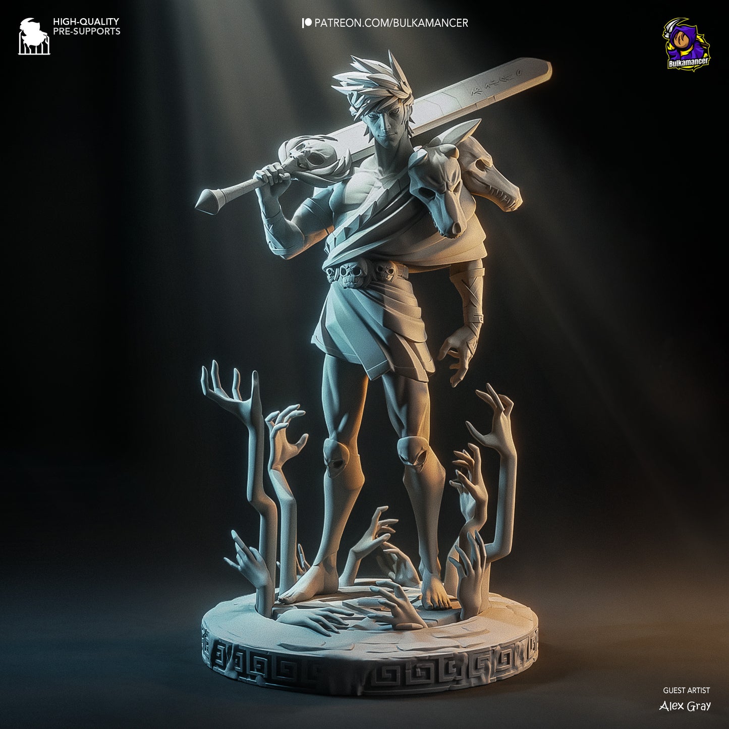 Zargreus Hades | Bulkmancer Fan Art| Garage Kit | Unpainted