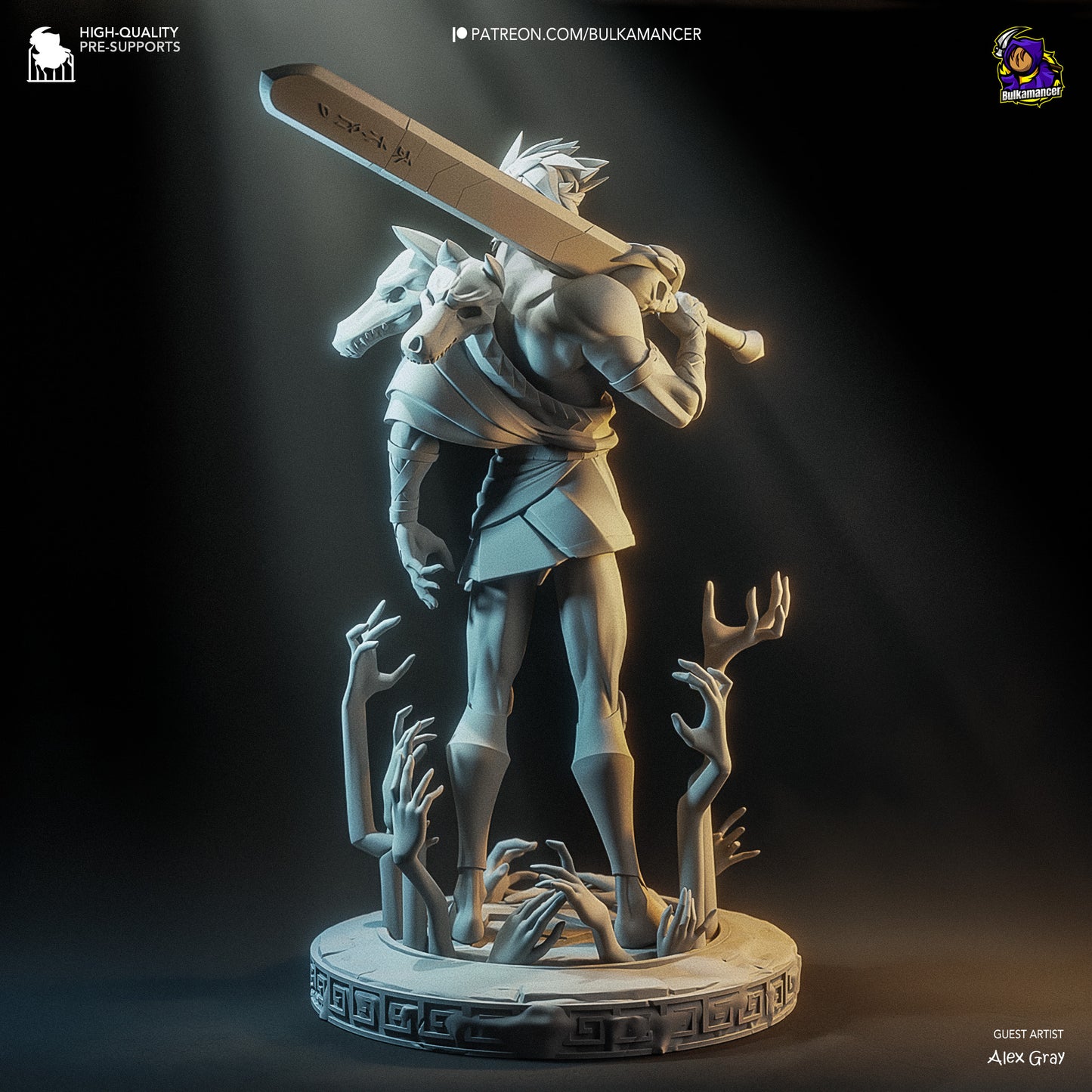 Zargreus Hades | Bulkmancer Fan Art| Garage Kit | Unpainted