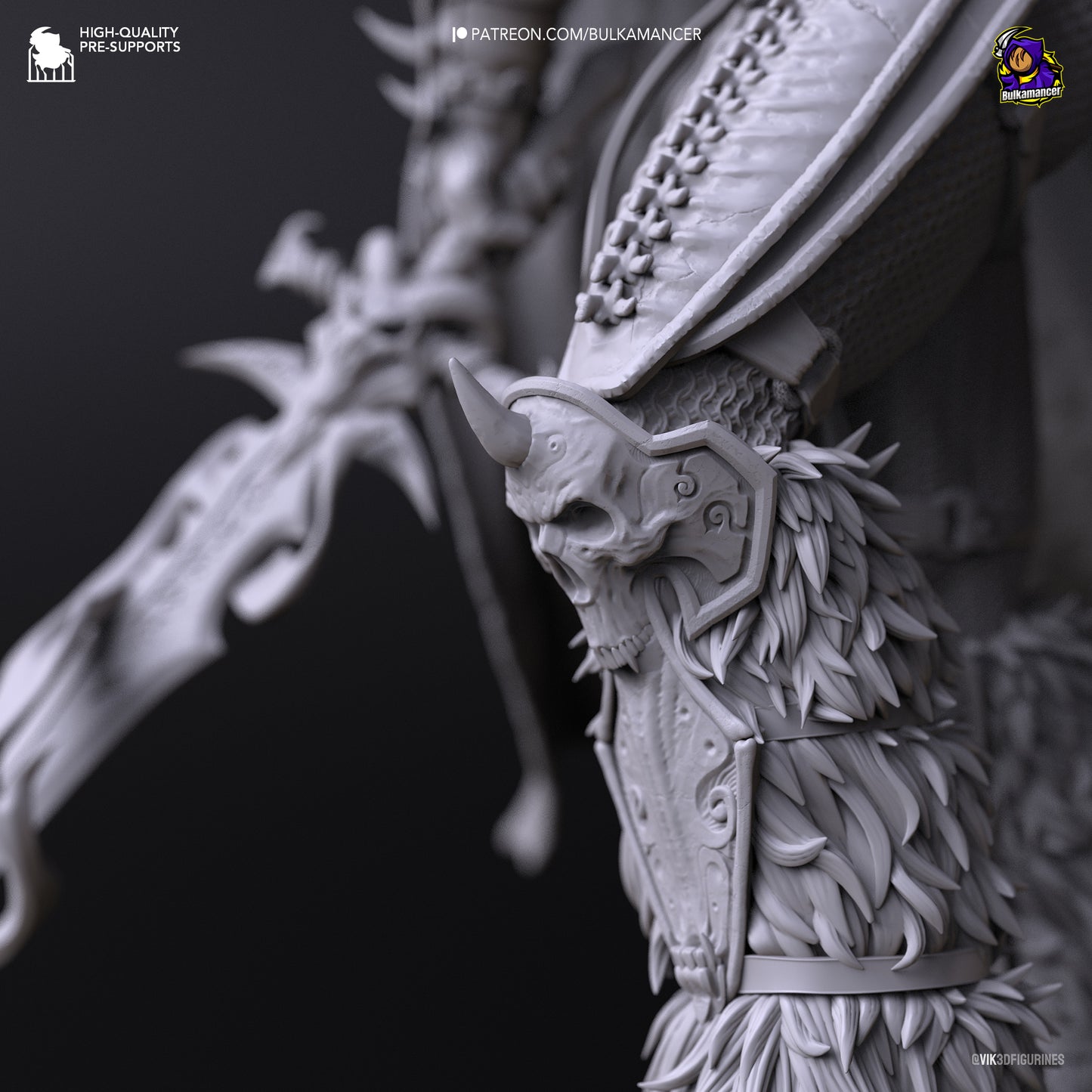 Arthas Warcraft| Bulkmancer Fan Art| Garage Kit | Unpainted