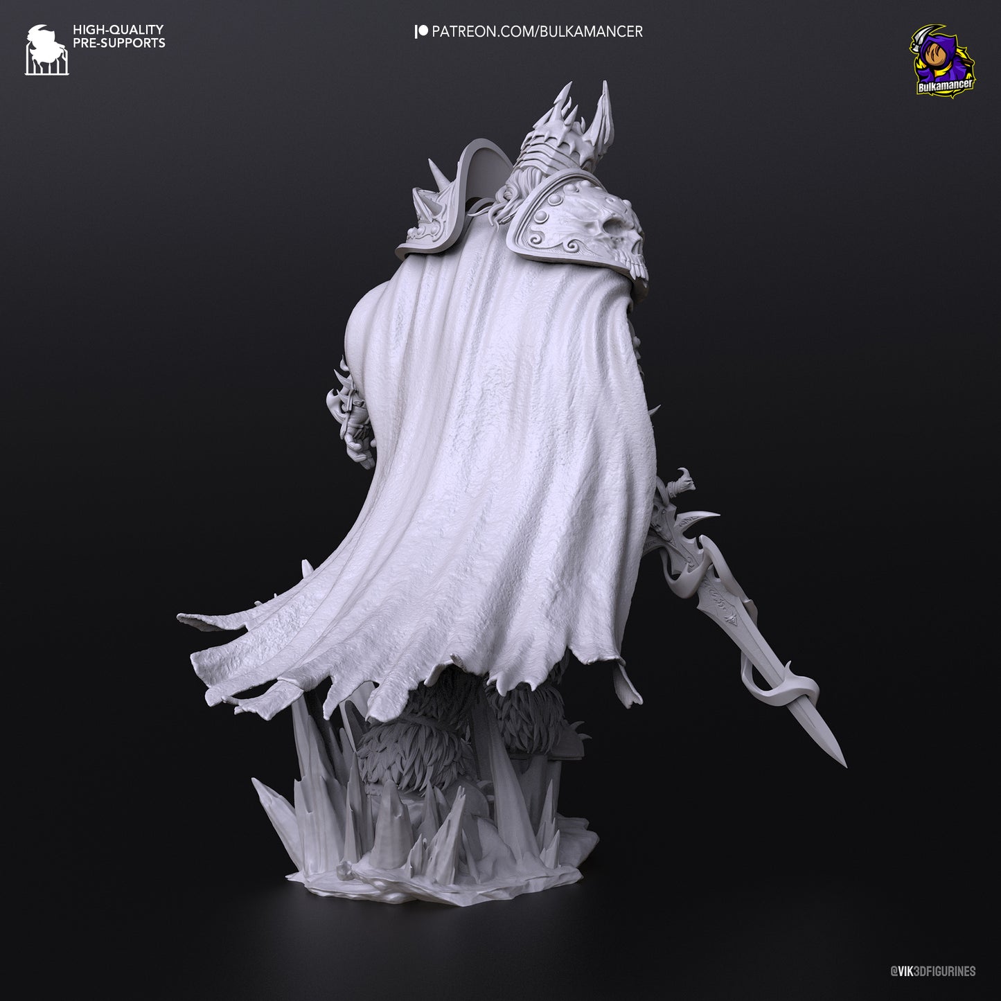 Arthas Warcraft| Bulkmancer Fan Art| Garage Kit | Unpainted