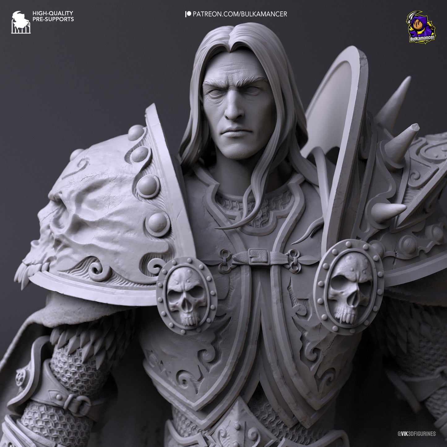 Arthas Warcraft| Bulkmancer Fan Art| Garage Kit | Unpainted