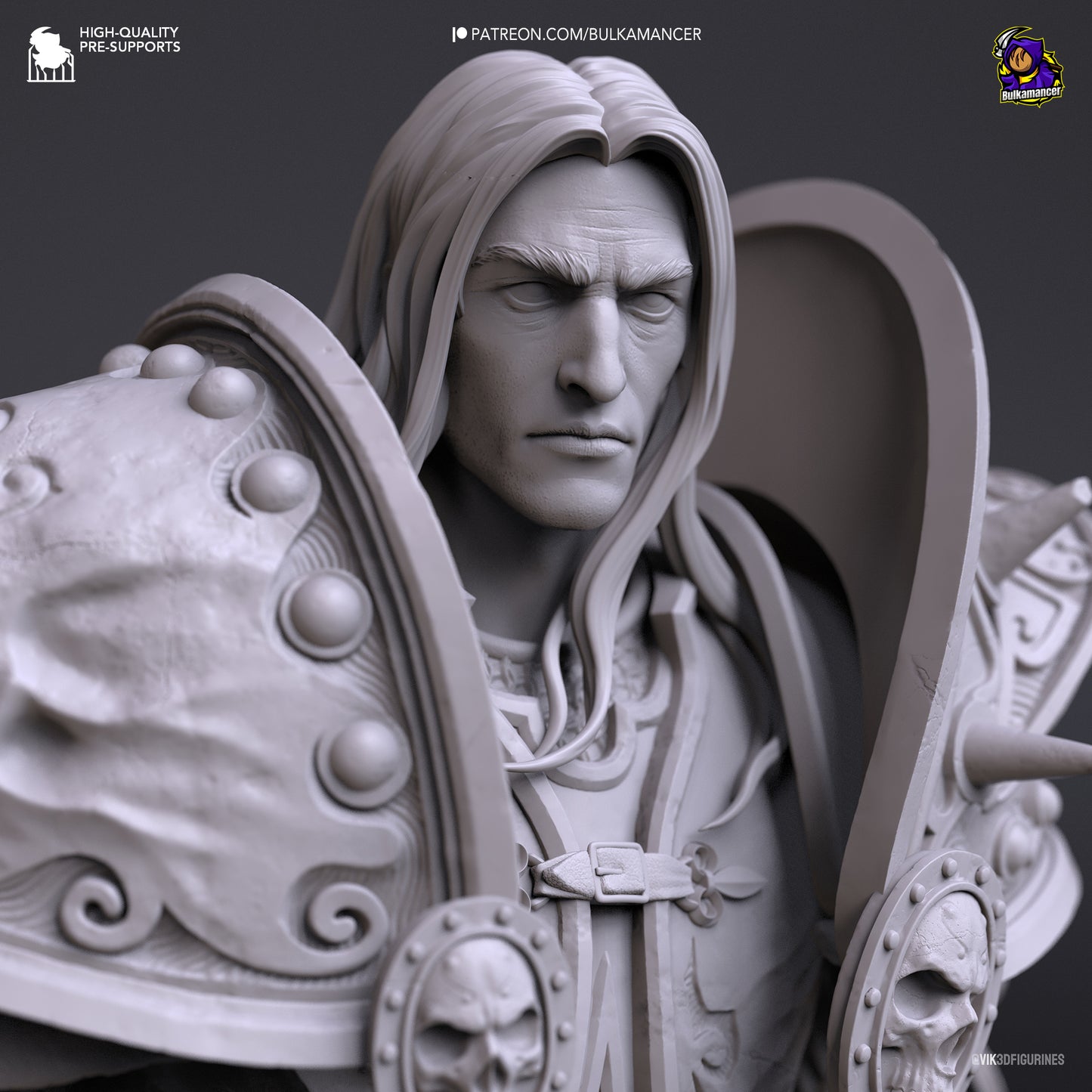 Arthas Warcraft| Bulkmancer Fan Art| Garage Kit | Unpainted