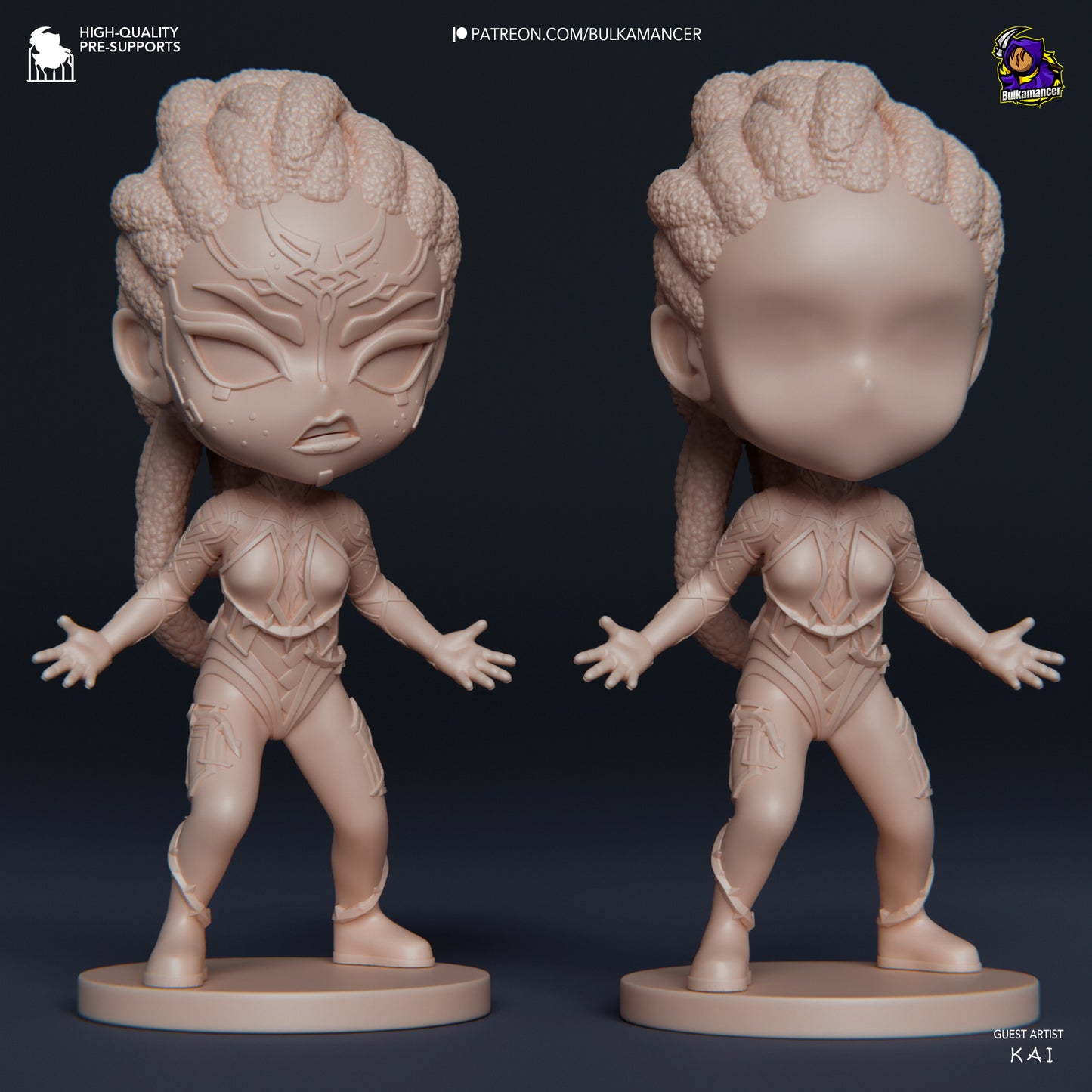 Chibi Mel Arcane Inspired| Bulkmancer Fan Art| Garage Kit | Unpainted