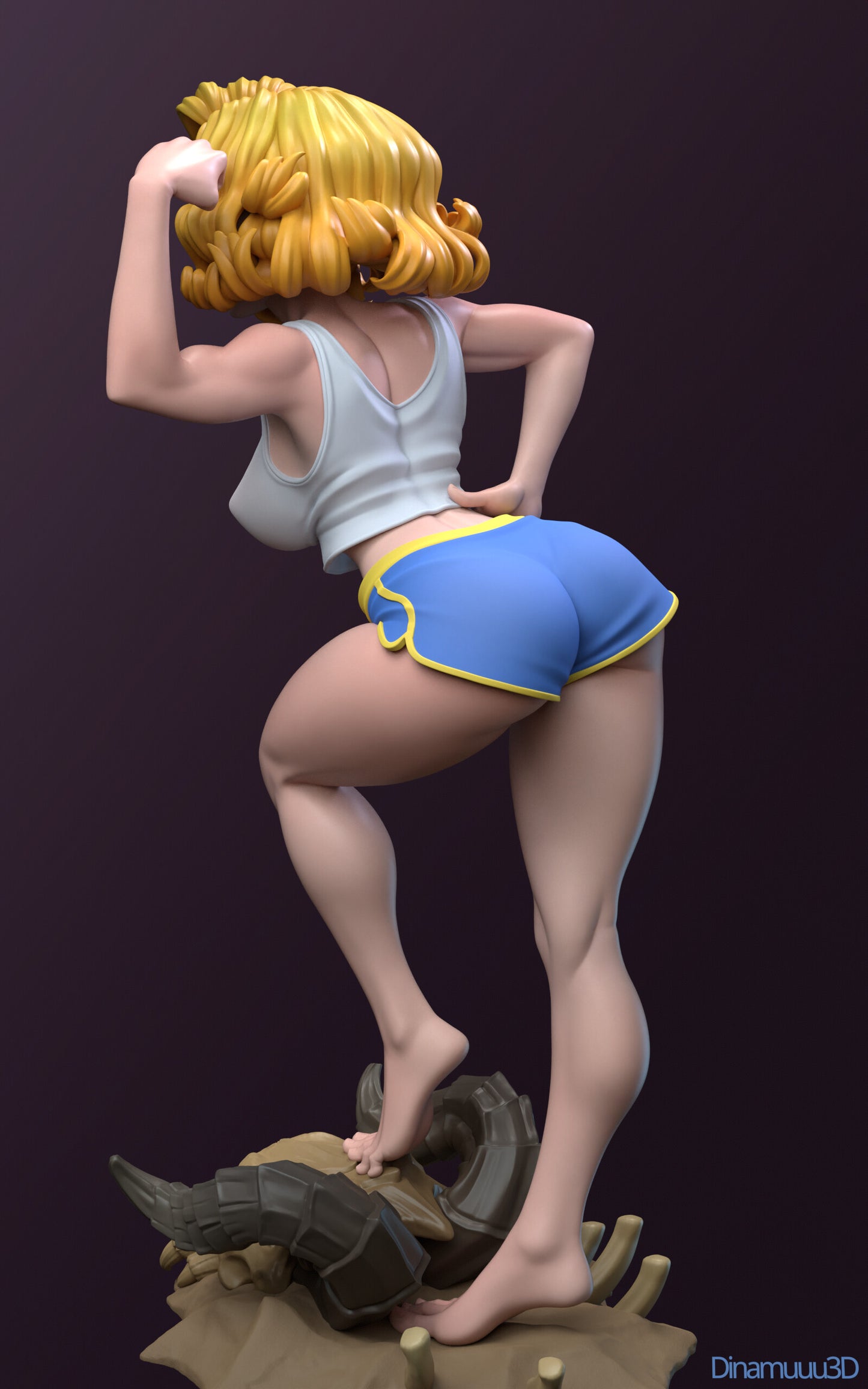 Vault Girl  | Diamuuu3d Fan Art| Garage Kit | Unpainted