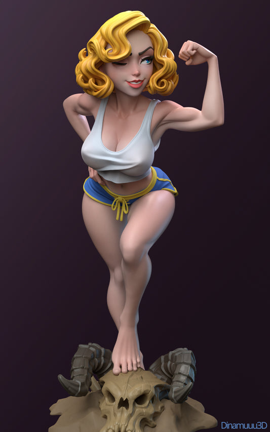 Vault Girl NSFW | Diamuuu3d Fan Art| Garage Kit | Unpainted