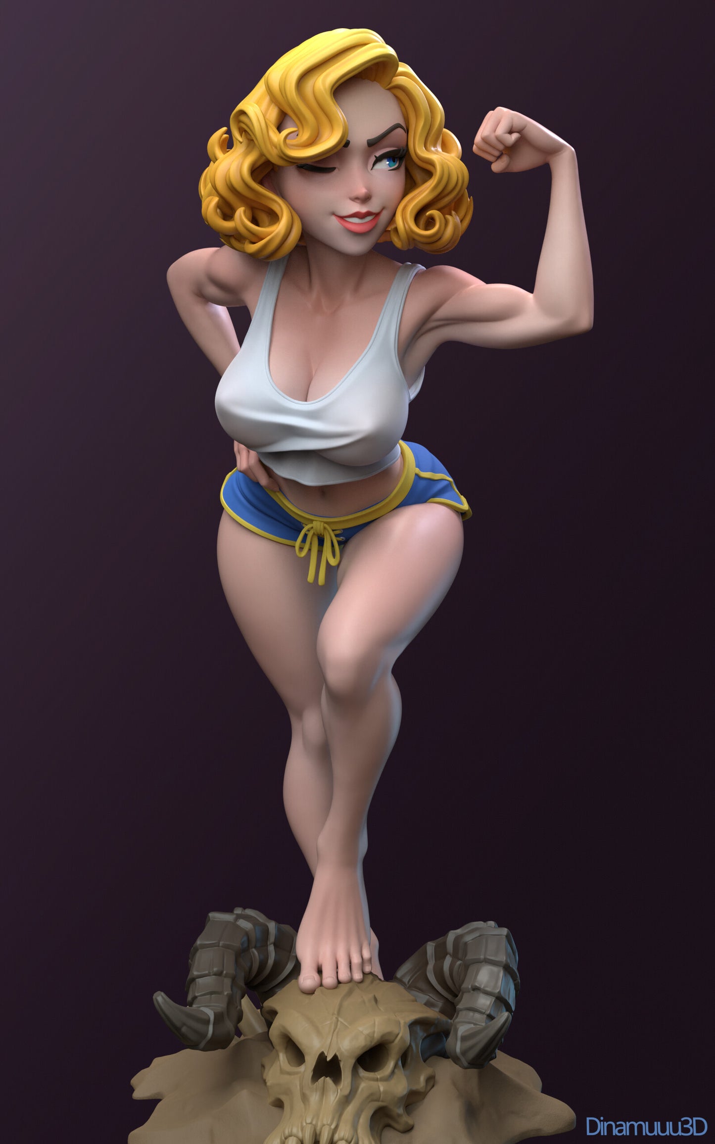 Vault Girl  | Diamuuu3d Fan Art| Garage Kit | Unpainted