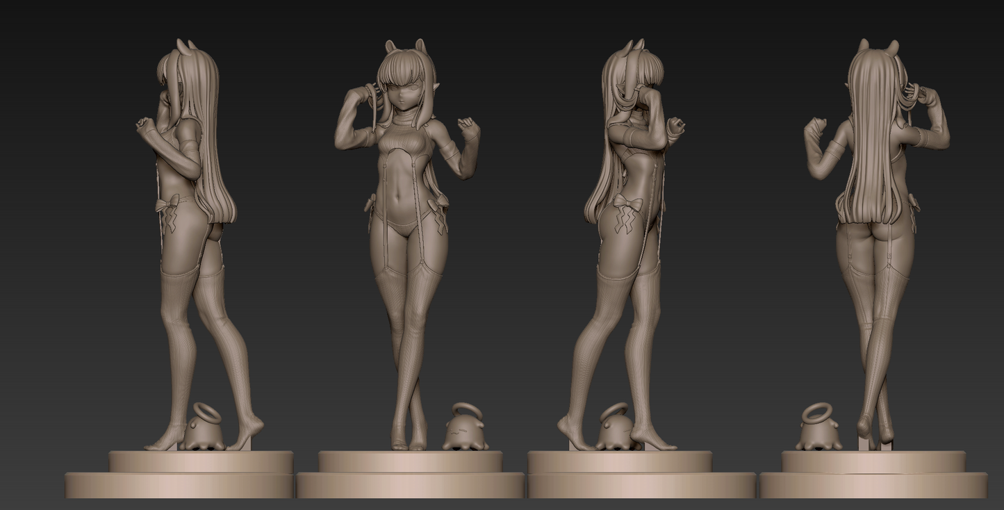 Ina Ninomae  Holo | Pikky Prints Fan Art| Garage Kit | Unpainted