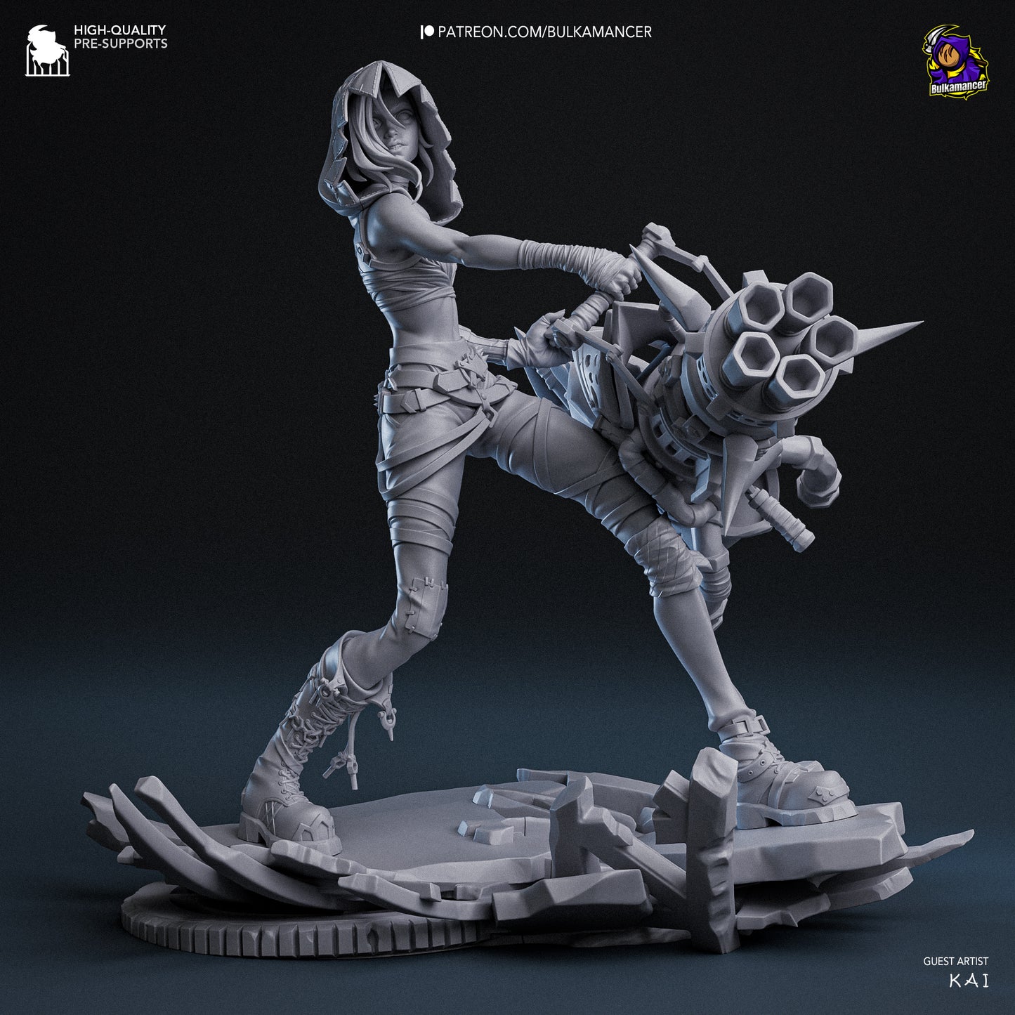 Jinx | Bulkmancer Fan Art| Garage Kit | Unpainted