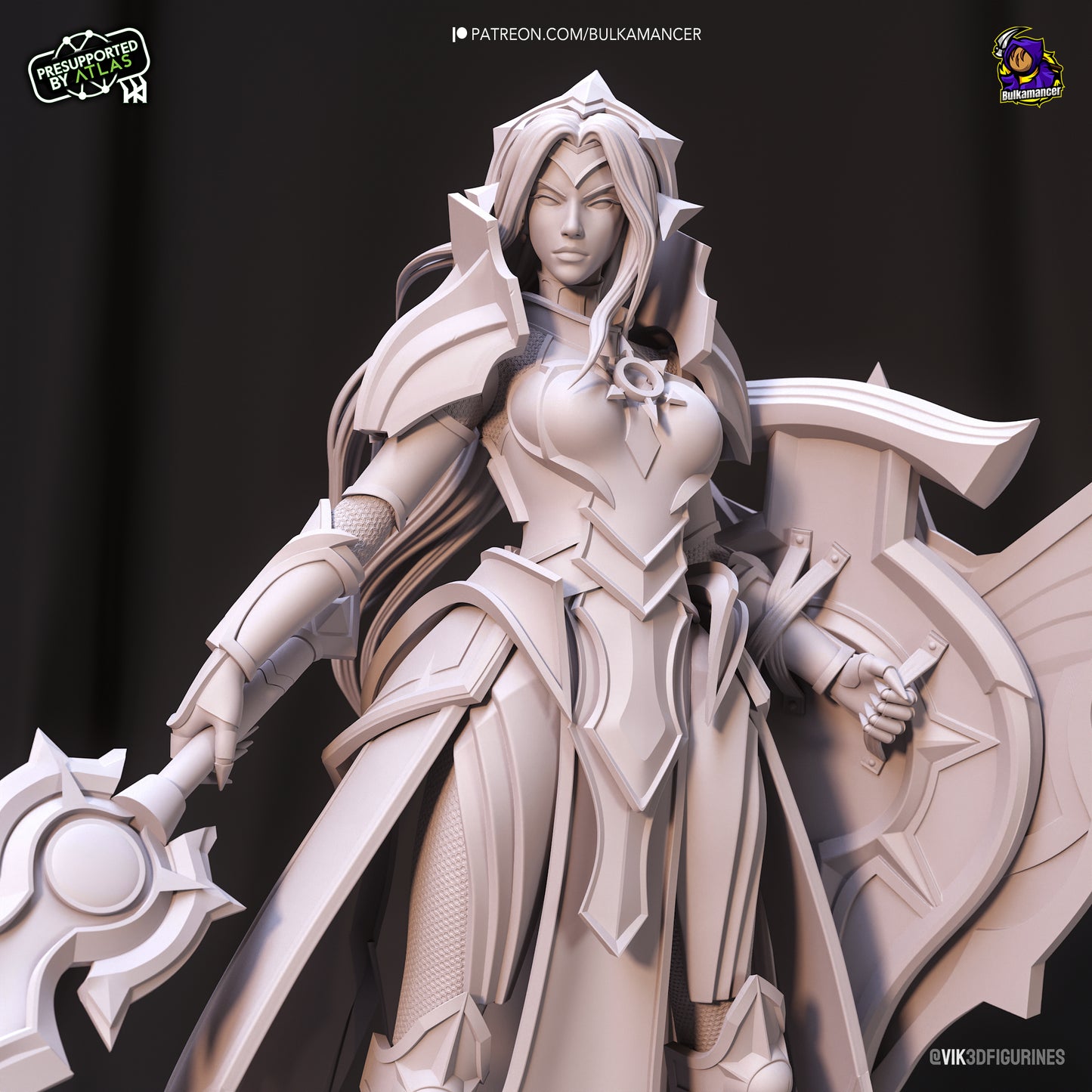 Leona LoL| Bulkmancer Fan Art| Garage Kit | Unpainted