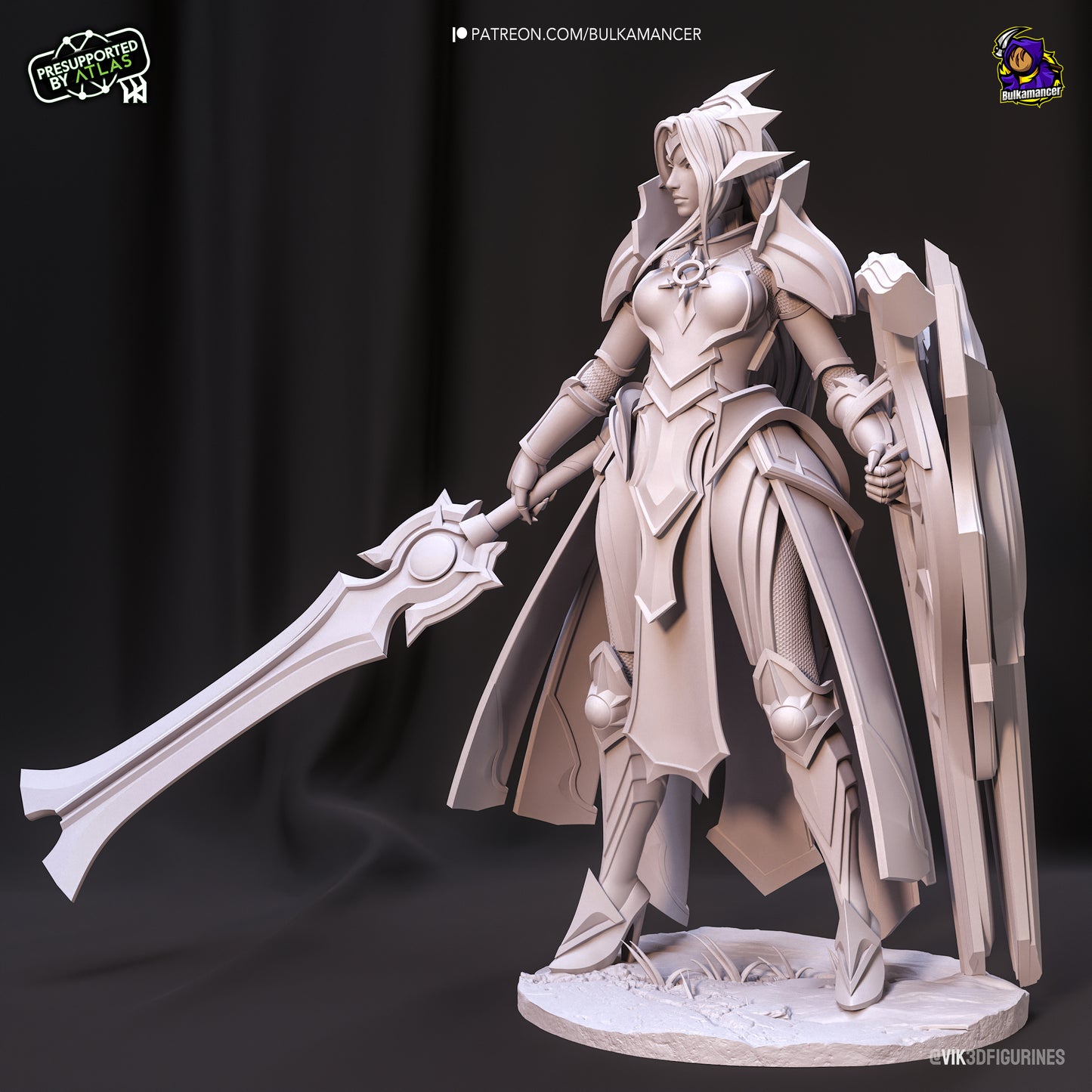 Leona LoL| Bulkmancer Fan Art| Garage Kit | Unpainted