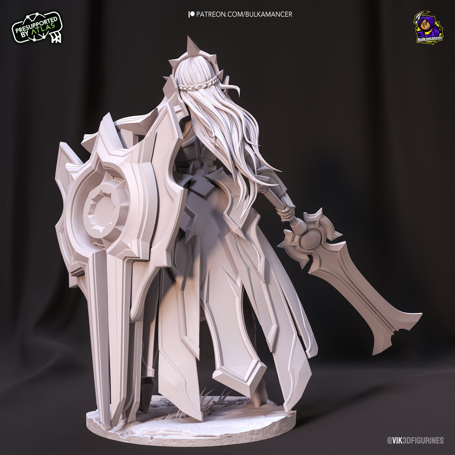 Leona LoL| Bulkmancer Fan Art| Garage Kit | Unpainted