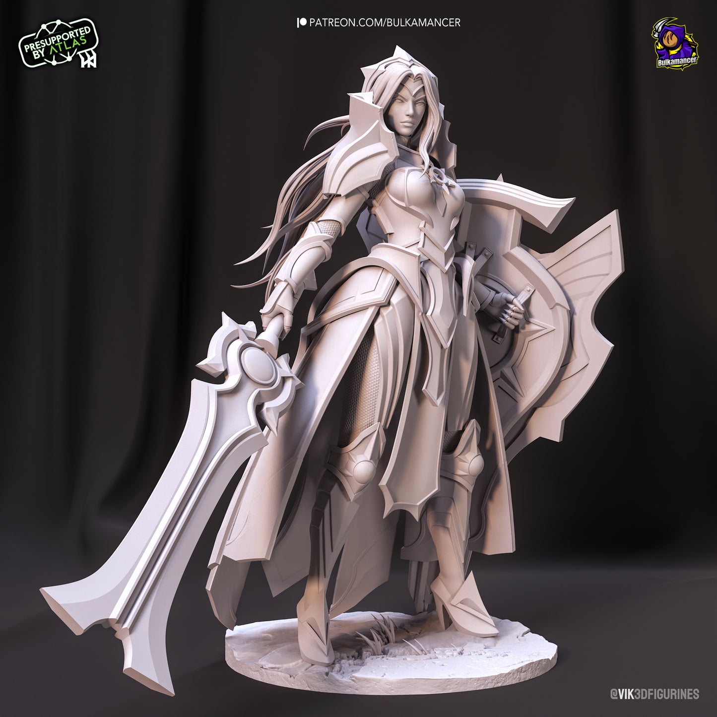 Leona LoL| Bulkmancer Fan Art| Garage Kit | Unpainted