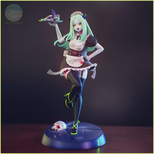 Maid Rebecca EdgeRunner| Pikky Prints Fan Art| Garage Kit | Unpainted