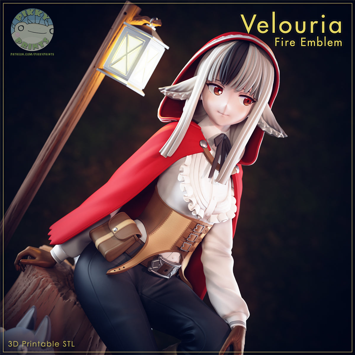 Valouria Fire E| Pikky Prints Fan Art| Garage Kit | Unpainted