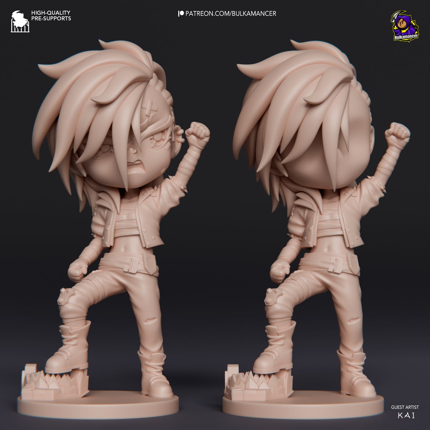 Chibi VI | Bulkmancer Fan Art| Garage Kit | Unpainted