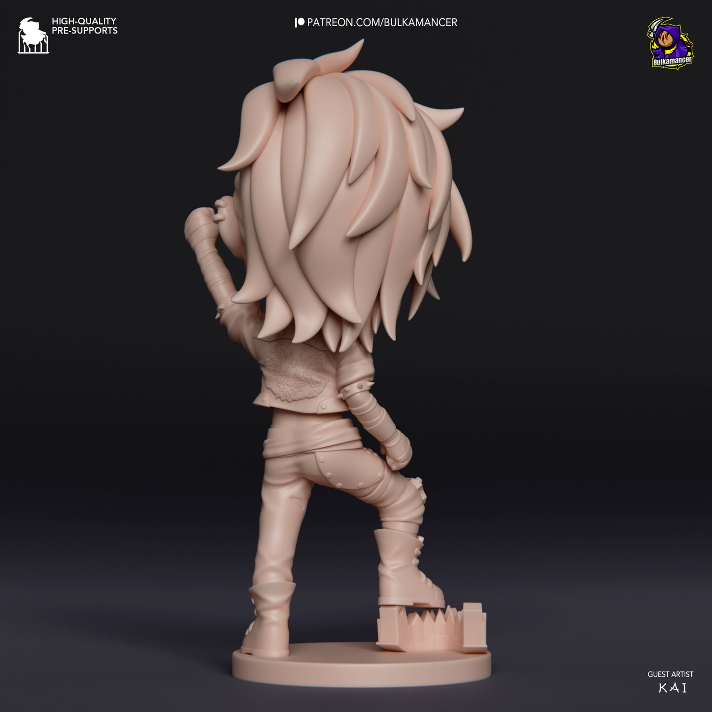 Chibi VI | Bulkmancer Fan Art| Garage Kit | Unpainted